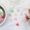 2000Pcs Butterfly Shape Beads Gradual Color Glass Beads For Jewelry Making
