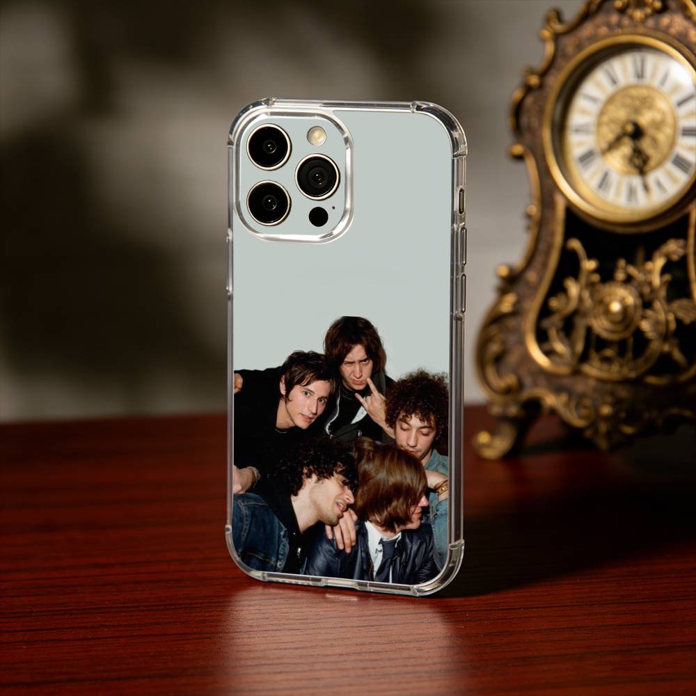 Band The S-strokes Phone Case For iPhone 17 16 15 14 13 12 11 Mini Pro Max Plus Transparent Cover