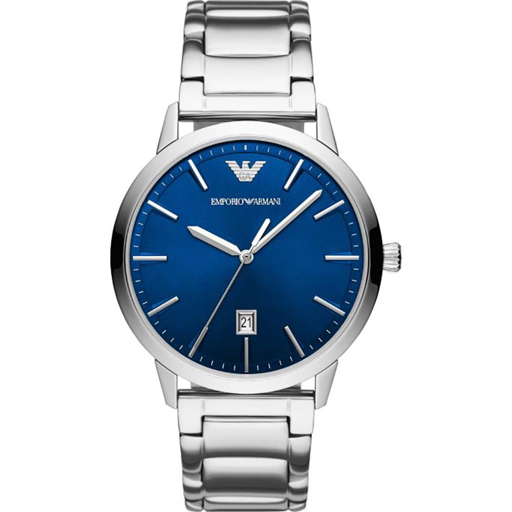 Emporio Armani Ruggero Blue Stainless Steel Men s Quartz Watch with Date AR11311 синий
