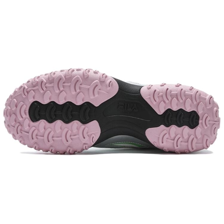 FILA Pebble Retro Fashion Shock Absorbing Durable Low Top Running Shoes Women sneaker Silver Pink F12W432106F-SS