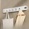 Detachable Foldable Wall Row Hook Waterproof Door Back Clothes Hook INS Key Hook Rack  Towels