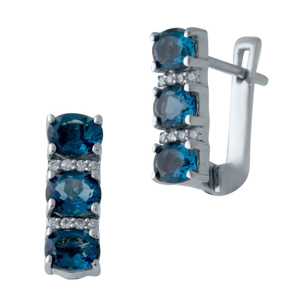 

Срібна каблучка ProJewelry з топазом Лондон Блю 1.805ct (2024408) синій