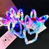 1Pc  Plush Glow Glow Ball Rabbit Hair Band Party Plush Glow Headwear