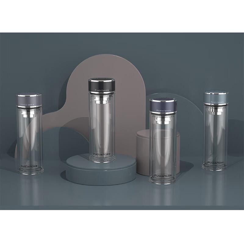 Fuguang Mingcheng Double-Layer Glass Cup
