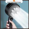 Juego de cabezal de ducha de alta presión, 5 modos de ajuste, cabezal de ducha con manguera, ahorro de agua, accesorios de baño con parada de un solo toque