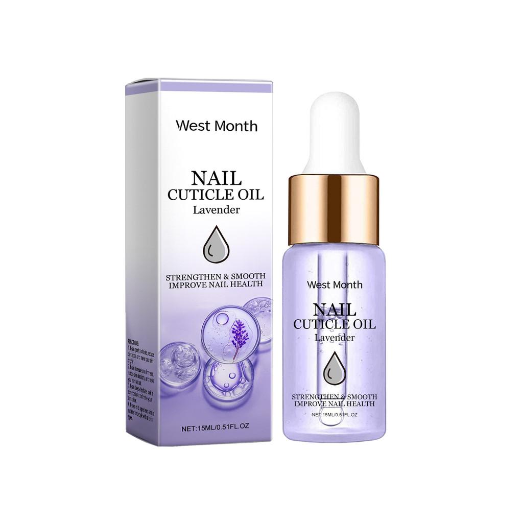 Nourishing West Month Nail Care Essential Oil Lavender 15ml For Healthy Nails Lavender 15ml