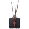 4Pcs Long Shaft Wall Clock Movement Mechanism With 4 Types 12 Inch Walnut Wood Quartz Clock Parts Replacement