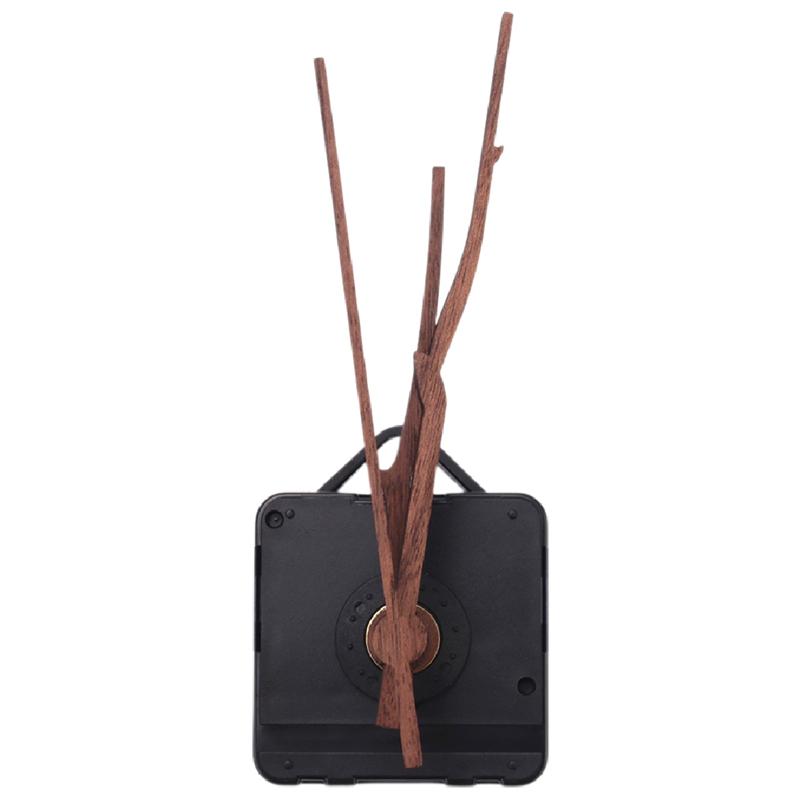 4Pcs Long Shaft Wall Clock Movement Mechanism With 4 Types 12 Inch Walnut Wood Quartz Clock Parts Replacement