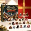 Decorative Figures for Window Christmas Witches Advent Calendar 2026 24 Days Yule Countdown Box 2D Holiday Gift Women Acrylic Witch Figurine Signs