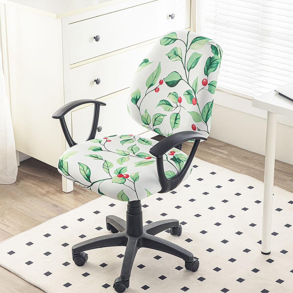Elastic Split Chair Cover Office Lift Swivel Chair Cover Household Split Computer Chair Cover Non-Slip Seat