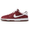Dunk Slip Resistant Low Top Kids' Skateboarding Shoes Burgundy White Teenagers 310569-604