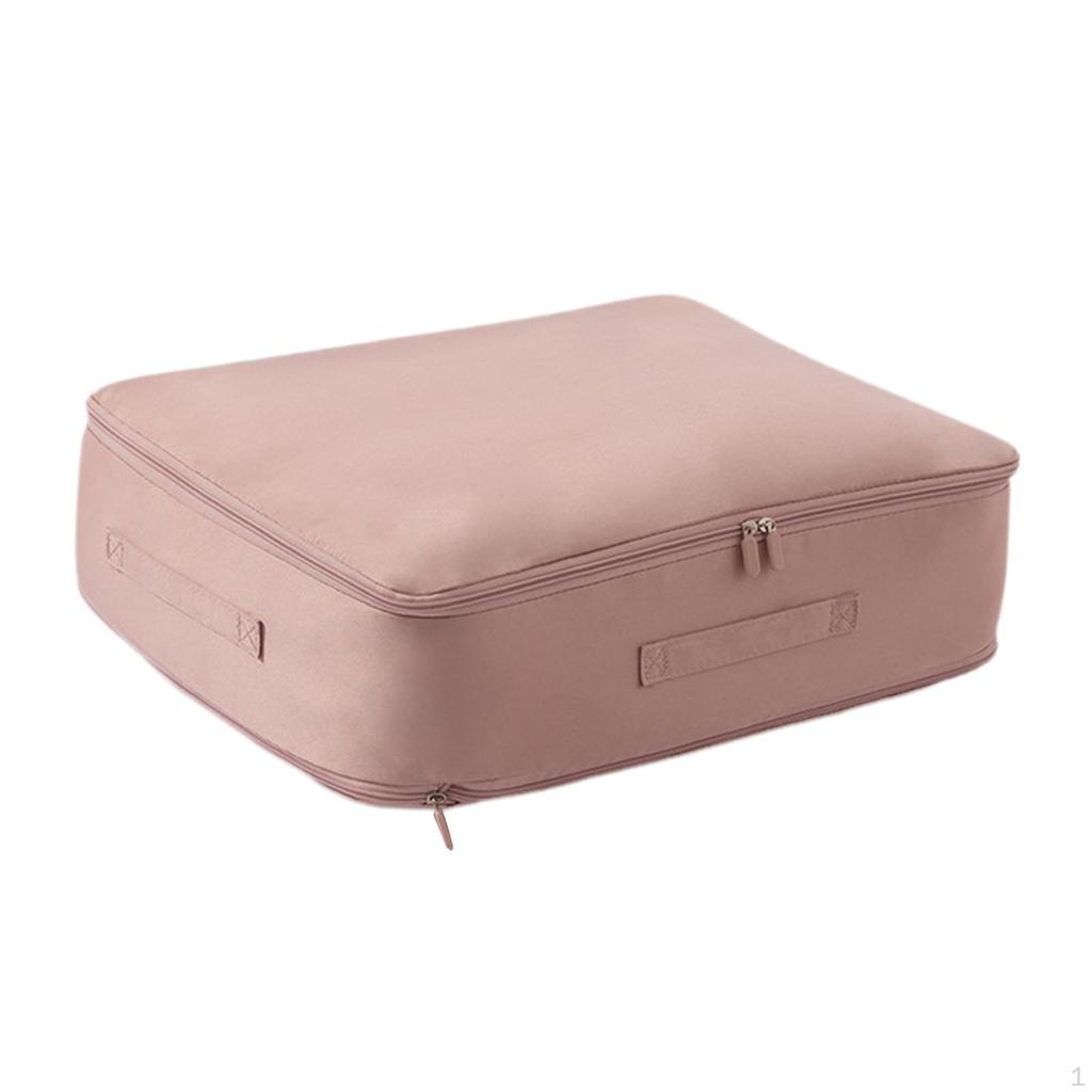 Platzsparende Selbst Kompression Organizer, Kleidung Lagerung Tasche mit Zipper Griff Tote für