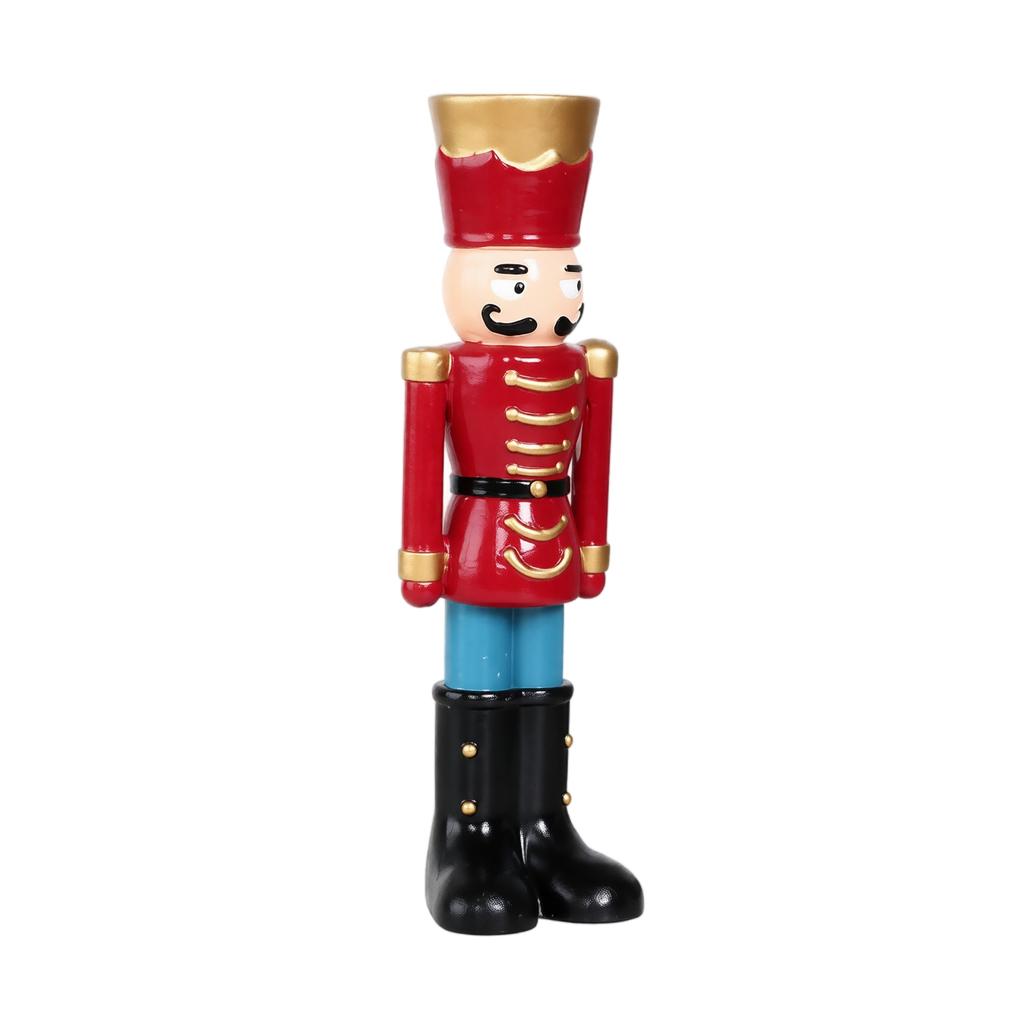 Christmas Soldier Candle Holder - Holiday Decorative Ornament for Home Decor