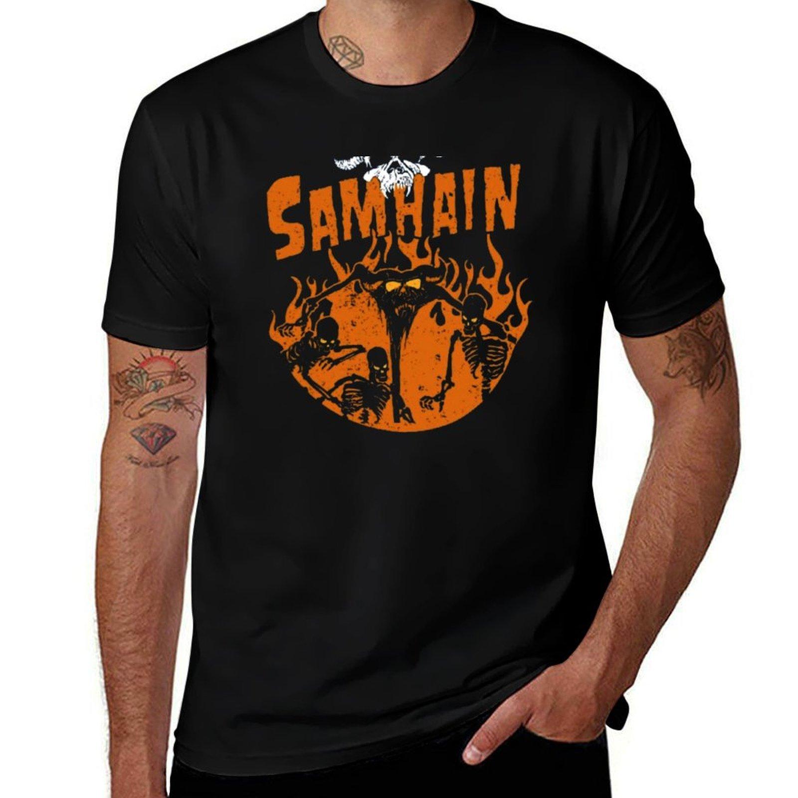 SAMHAIN - BAND T-Shirt Plus Size Loose Fit T-Shirt S разноцветный
