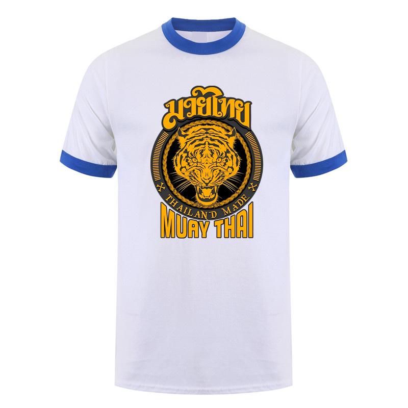 Tiger Sagat Muay Thai Thailand T Shirt Summer Cool Unisex Cotton Short Sleeve Tshirts Gift Unisex Tee Tops DY020