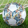 1PZ Pallone da Calcio Messi Athletic Power taglia 5 Pallone da Calcetto PrahaColorato Per Tutte le Età Cucito a Macchina PVC Pronto per la Competizione Resistente Alto Rimbalzo