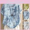 Comfortable Casual Women's Floral Blouse Perfect For Spring And Summer