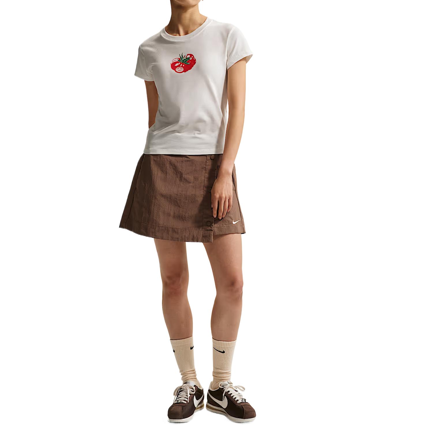 Nike Sportswear Chill Knit Women s Slim Mod-Cropped T-Shirt IO3532-133 XL