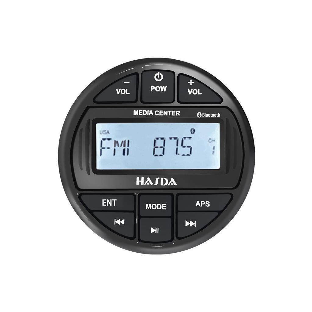 Waterproof IP66 Bluetooth MP3 Radio & USB Player for RVs, Boats, Off-Road & Outdoor Use