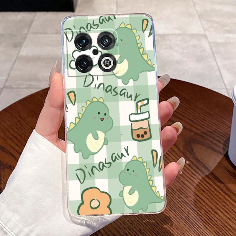 Jelly Case For OnePlus 10 Pro 10T ACE Pro Clear Silicone Soft TPU Back Cover One Plus 10PRO ACEPro Cute Rabbit Cat Phone Case