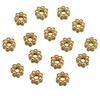 50pcs Stainless Steel Gold Color Daisy Spacer Beads Mini Spacer Beads Charms Pendants for Bracelet Necklace Jewelry Making DIY