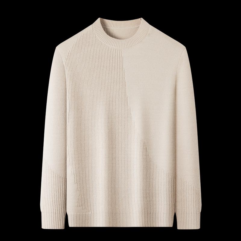 Firstview Men's Classic Casual Crew Neck Knit Sweater