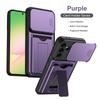 KEYSION Porte-cartes Sac Étui pour Téléphone pour Samsung Galaxy A57 5G A37 A27 A17 5G Protection Coulissante pour Appareil Photo Support Coque antichoc