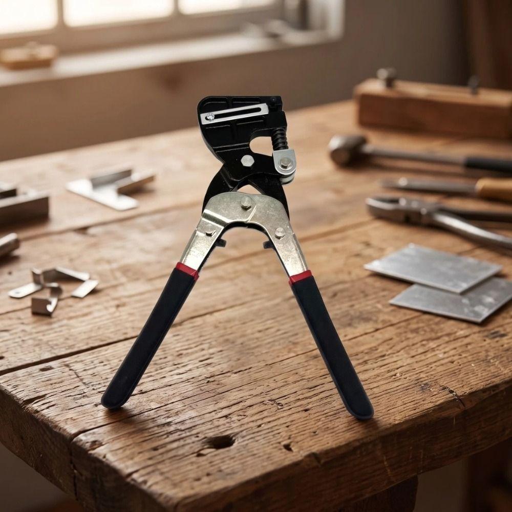 Stainless Steel Sheet Metal Hole Puncher Professional Punching Pliers Ceiling