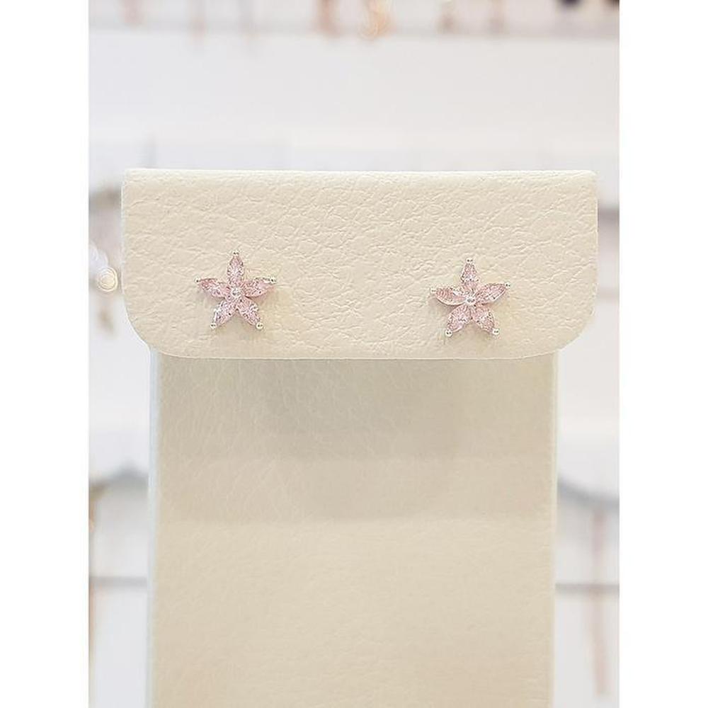 Savezone01 Silver Flower Look Piercing Sep346 (S16003045)