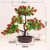 Artificial Fruit Tree Bonsai Pot Plants Ornament Realistic PP Material Table Centerpiece for