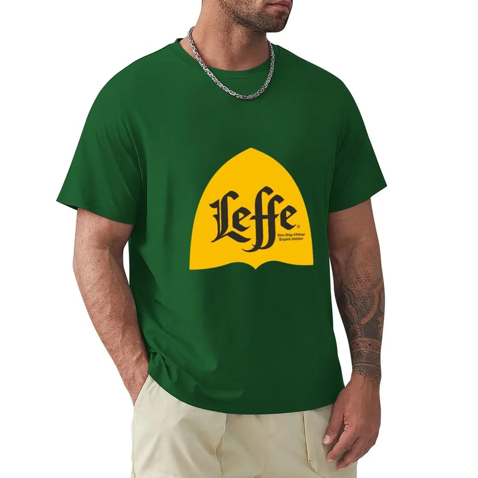 

leffe beer belgisch TShirt tops quick drying korean fashion Mens cotton tshirt 4XL