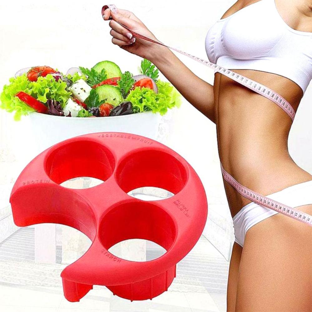 Kitchen Dinnerware Diet Control Meal Measure Dish Food Portion Control Plate Lose Weight Tool
