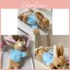Trousse à crayons en peluche Peter Rabbit avec fausse fourrure douce pour enfants et adolescents Rangement