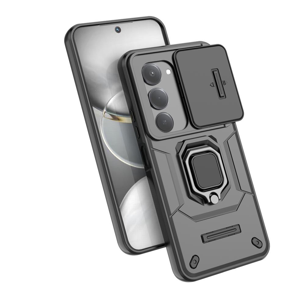 Pro Xiaomi Redmi 15 5G 169mm Pouzdro Magnetický Držák Prstenu Pancéřové Pouzdro na Telefon pro Redmy 15 Redmi15 5G Posuvný Kryt Kamery Ochrana Zadního Krytu