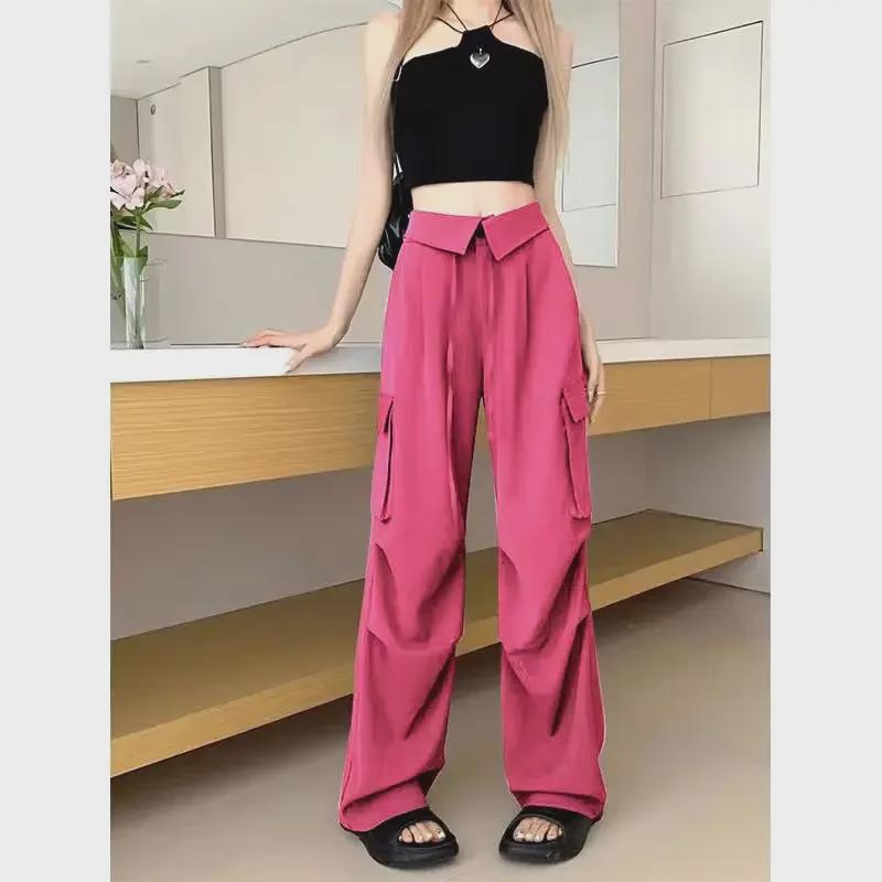 Women's Retro Multi-Pocket Wide-Leg Overalls - 2023 Loose Fit Casual Style