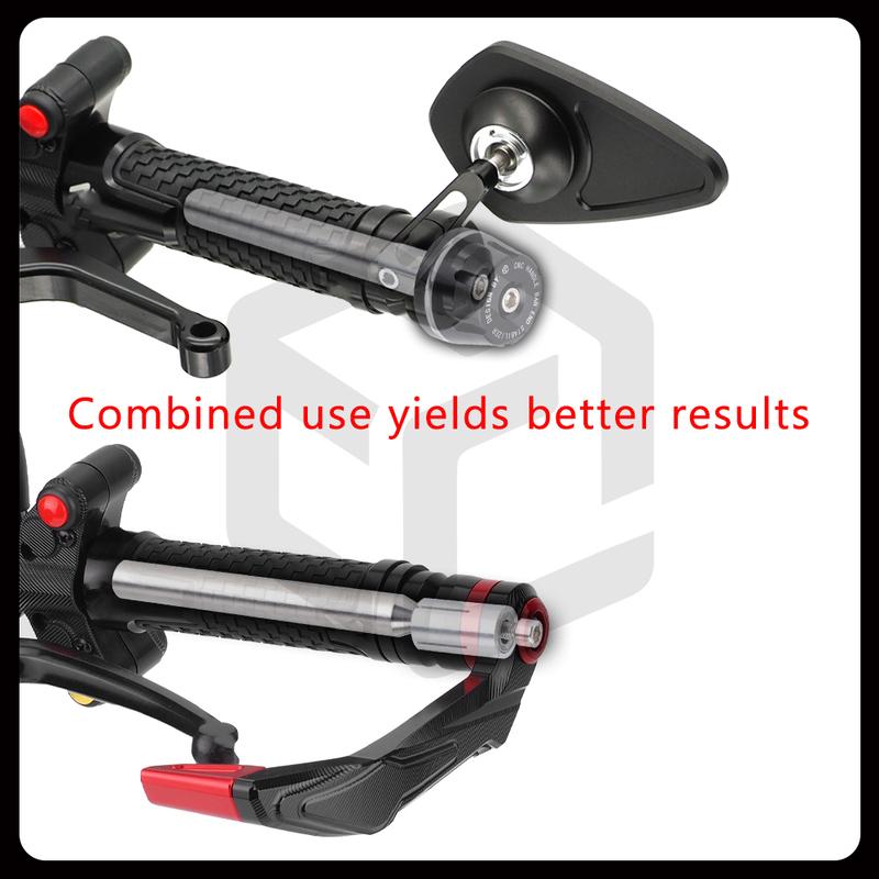 13mm-19mm Universal Brass Weighted Handlebar Ends for DUCATI Panigale/Monster/Multistrada/Scrambler Motorcycle Accessories