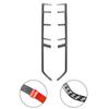 For Porsche Panamera 2010-2016 Real Carbon Fiber Central Control Function Button Frame Strips Car Interiors Accessories Sticker