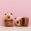 Capybara Plush Toy - Cute Rodent Doll Gift with Mini Pendant