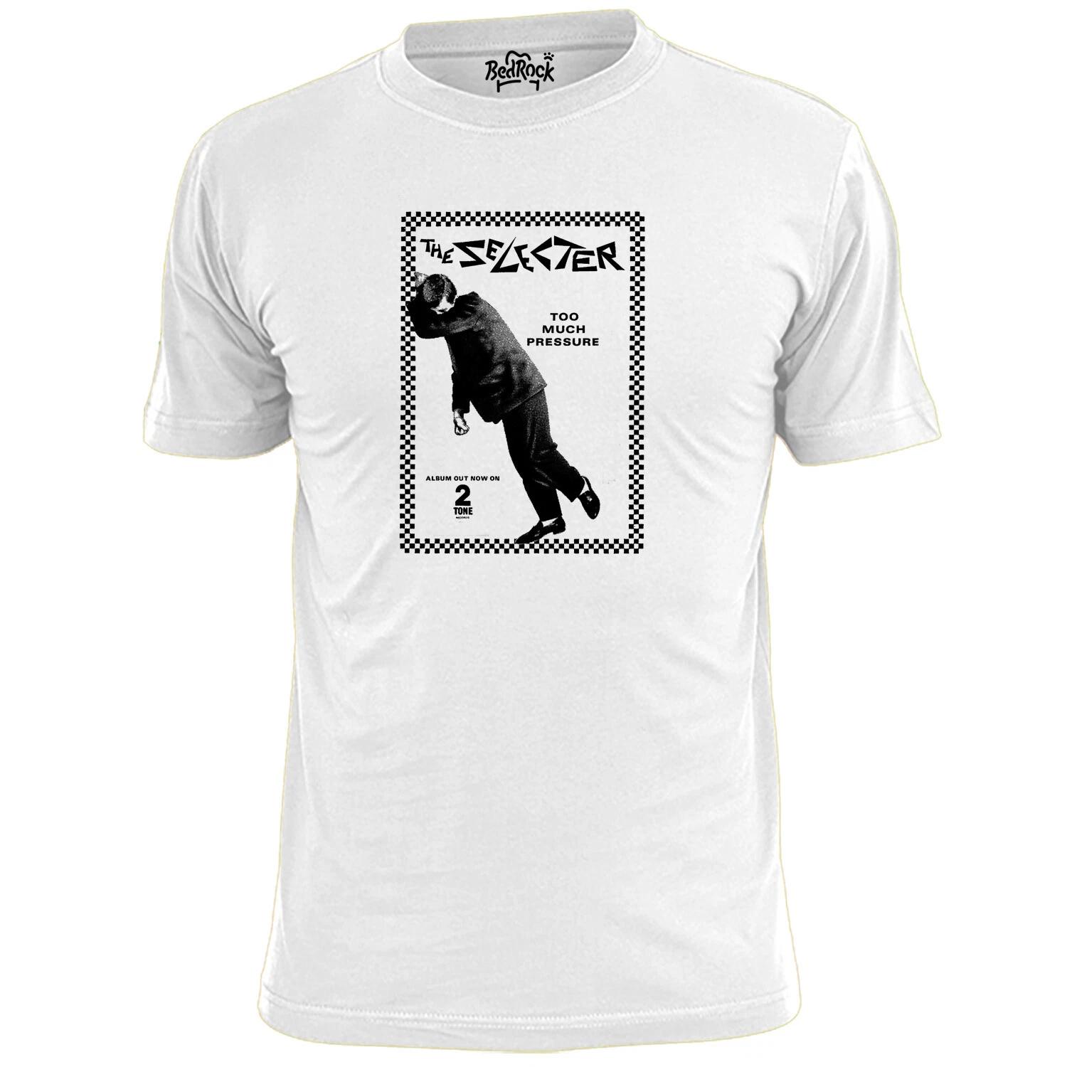 Mens Selecter Two Much Pressure Poster Ska T shirt 2 Tone Specials 3XL