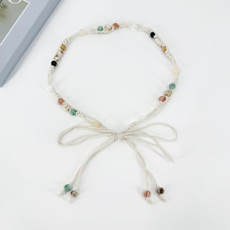 Adjustable Braided Waist Chain Belt for Women Bohemian Style Handcrafted Design for Dresses and Casual Wear