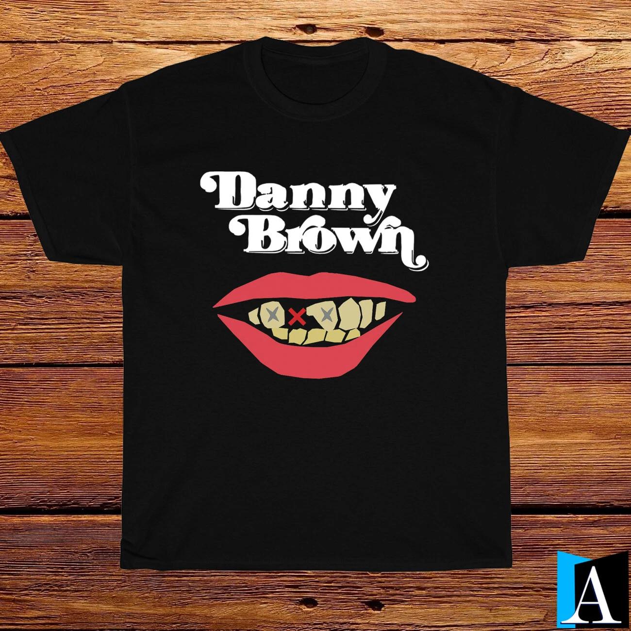 New Shirt Danny Brown Rapper Hip Hop Logo Black/ Navy/ Grey T-Shirt Size S-5XL XXL