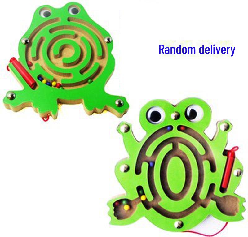 Magnetic Ball Maze Toy for Kids: Small Animal Designs for Preschoolers