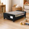 Under Bed Storage Box Dust-Proof Wheeled Under-Bed Clear Window