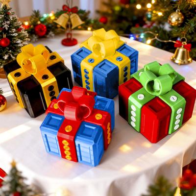 Ärgerliches Geschenkbox-Set mit Überraschungs-Finger-Interaktivem 3D-Puzzle Schrauben-Herausforderung Doppelte Aufbewahrung Scherz-Geschenkbox für Geburtstage Weihnachten Halloween Geschenke