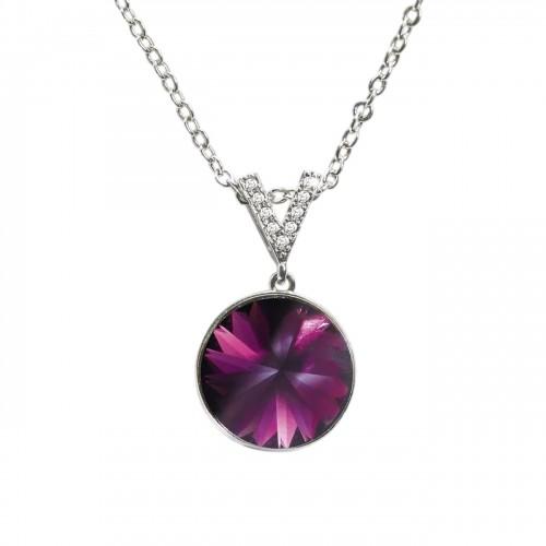 Atlas for Women Womens/Ladies Crystal Necklace