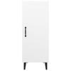 Sideboard White 34.5 X 34 X 90 Cm Particleboard