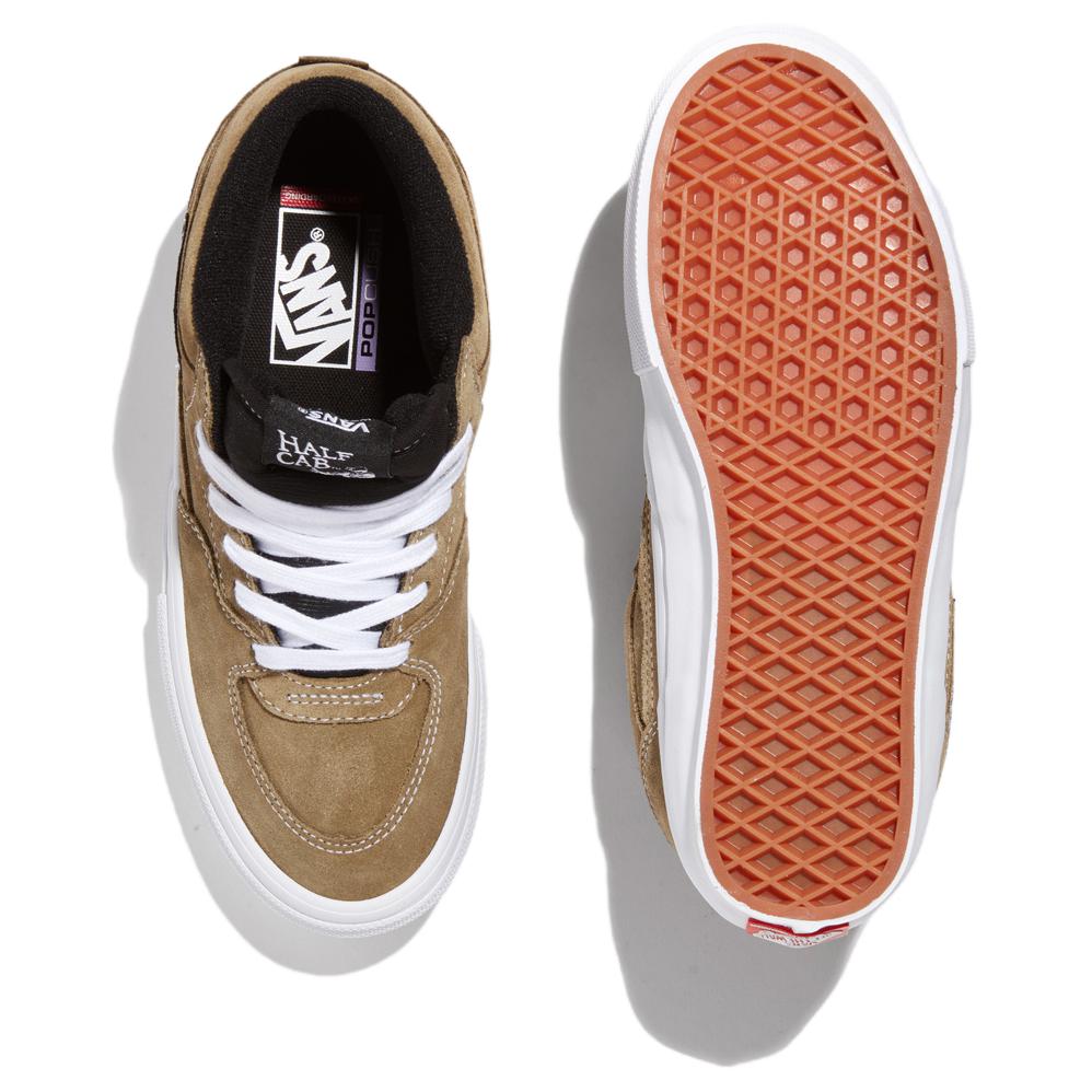 Vans Comfortable Casual Shock Absorbing High Top Skate Shoes Unisex Sneakers Brown Green VN0A5FCDCUQ