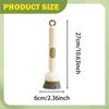 Soap Dispensing Dish Brush Kitchen Cleaning Dishwashing Scrubber for Tiles