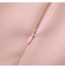 Elegant Slimming Pleated Short Sleeve Waist-Cinching Dress for Spring/Summer
