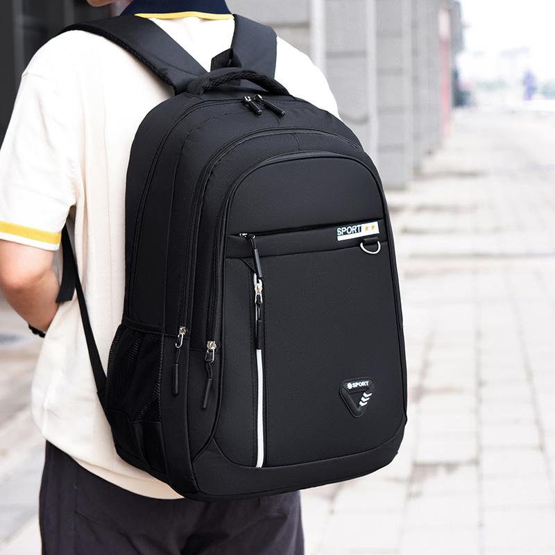 Zaini da uomo Oxford Zaino impermeabile Borsa per computer da lavoro Zaino da viaggio casual Zaino per studenti delle scuole superiori